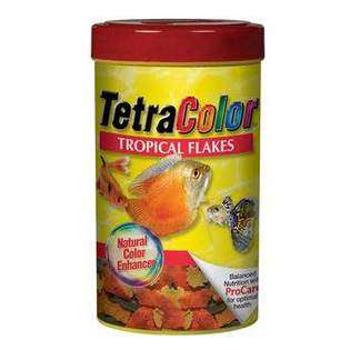 topd tetracolor flakes 2 82 oz large color enhancing fish food for 
