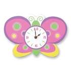 Trend Lab Baby Butterfly Purple Wall Clock