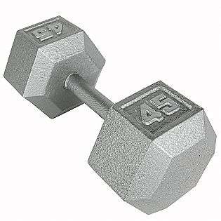 45 lb. Hex Dumbbell  Weider Fitness & Sports Strength & Weight 