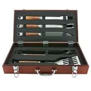 Mr. Bar B Que Forged 5 piece Stainless Steel Grilling Set 