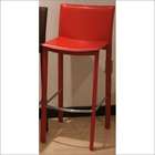 GFI Furniture Melbourne bar stool in red leather by GFI Furniture