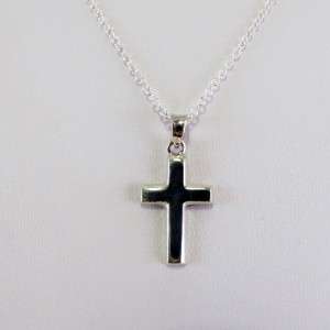 Brand New 925 Sterling Silver Cross NECKLACE 20    07 40159  