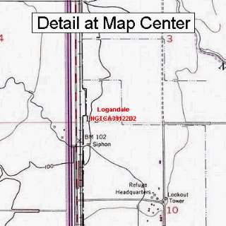  USGS Topographic Quadrangle Map   Logandale, California 