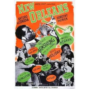  New Orleans Movie Poster Archive Print 12x18