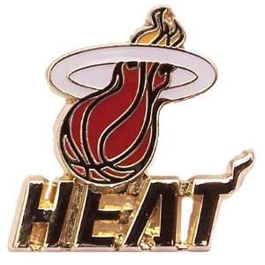  Miami Heat Logo w/ Wordmark Pin
