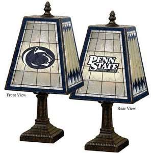   Hnd pntd Sports Table Lamp 14.5hx7.5sqr Penn State