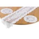 Essential Home Natural 3 Piece Lace Set