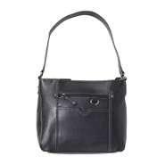 Treviso Stitched Leather Bucket Handbag 