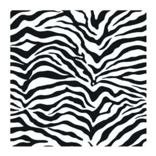 York Wallcoverings Just Kids KD1798 Zebra Skin Wallpaper, Black at 