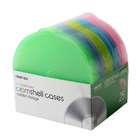 Merax Clam Shell Cases, Color 25pk, Great for CD/DVD Media Storage