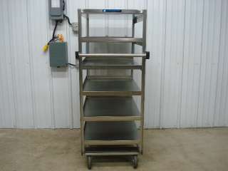 Lakeside Stainless Steel Utility Food Medical Bus Cart  