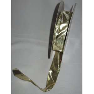  Gold Wire Edged Ribbon 1.5 in Wide X About 40 Yards 