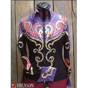 Hilason Horsemanship Showmanship Jacket Shirt Rail Top  