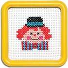 Easy Street Little Folks Happy Circus Clown Counted Cross Stitch Kit