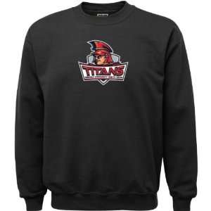  IU South Bend Titans Black Youth Logo Crewneck Sweatshirt 
