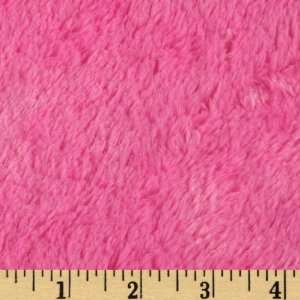  56 Wide Minky Shaggy Hot Pink Fabric By The Yard Arts 