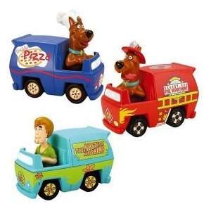   Set of 3, Mystery Machine, Pizza Van and the Fire Engine Toys & Games