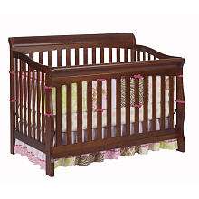 Solutions by Kids R Us Sleigh Lifetime Convertible Crib   Cherry 