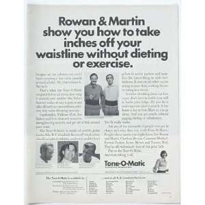  1969 Rowan & Martin Tone O Matic Weight Print Ad 