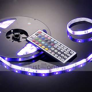 5M RGB 150 SMD 5050 LEDs Light String Lamp Strip + 44 keys IR Remote 