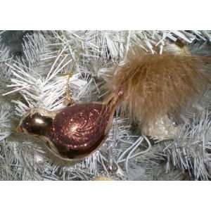  Brown Feathertail Bird Ornament
