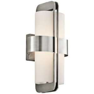  Kichler Asher 16 High Stainless Steel Outdoor Wall Light 