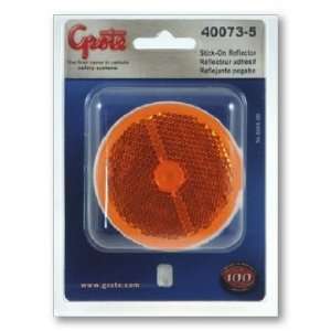 Grote   REFLECTOR, 2.5, YELLOW, ROUND STICK ON, PAIR, RETAIL PACK 