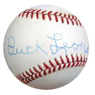 Buck Leonard Autographed Signed AL Baseball PSA/DNA #M55424  