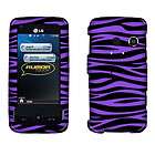 New For Sprint LG LN510 Rumor Touch Zebra Purple Black 2D Silver 