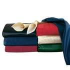   Color Satin Sheet Set   Size Super Twin (Waterbed), Color Hunter