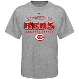    Majestic Cincinnati Reds Opponent T Shirt   Ash