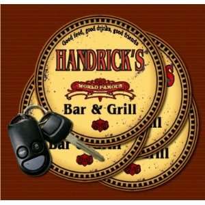    HANDRICKS Family Name Bar & Grill Coasters