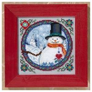  Southern Snowman Cross Stitch Kit Arts, Crafts & Sewing