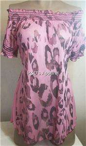 New Womens Pink Maternity Clothing S M L XL Knit Shirt Top  