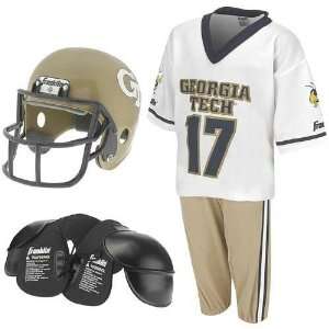 Georgia Tech Yellow Jackets Youth NCAA Team Helmet and Uniform Set 