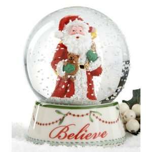 Spode Christmas Tree Snow Globe Mini Santa Believe 