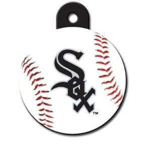  Chicago White Sox Round Pet ID Tag with laser engraving 