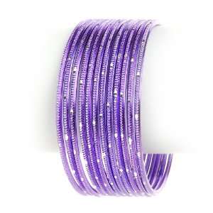   Textured Bangle Bracelet    MANY COLORS TO CHOOSE FROM, Light Purple