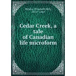  Cedar Creek, a tale of Canadian life microform Elizabeth 