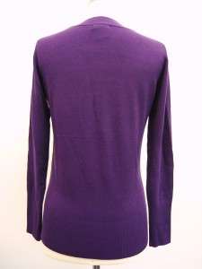Grace Elements purple v neck sweater size Small  