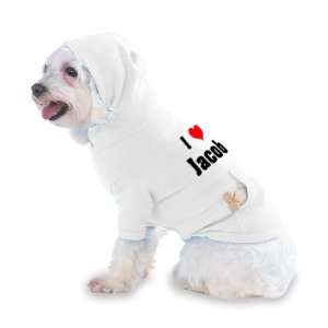  I Love/Heart Jacob Hooded (Hoody) T Shirt with pocket for your 