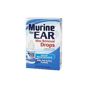  Murine For Ear   Wax Removal Drops, 0.5 oz Health 