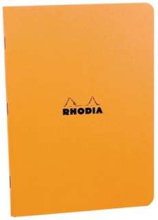 RHODIA Staplebound Notebook 6 x 8 1/4 Lined ORANGE 3037921191880 