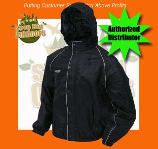   Frog Togs Frogg Toggs Black Road Toads Motorcycle Rain Jacket  