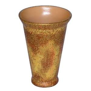   Decorative Ceramic Golden Sunset Flower Bud Vase / Urn Home