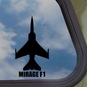  MIRAGE F1 Black Decal Military Soldier Truck Window 
