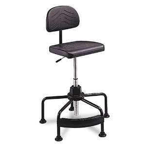  Safco® TaskMaster EconoMahogany Industrial Chair, Black 