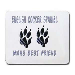 ENGLISH COCKER SPAINEL MANS BEST FRIEND Mousepad