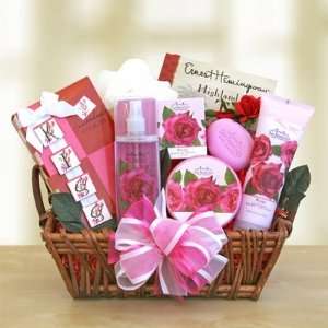 Luxurious Spa Day Romance Gift Basket Grocery & Gourmet Food