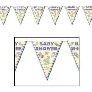  Cuddle Time Pennant Banner Party Accessory (1 count) (1 